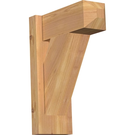 Ekena Millwork Traditional Craftsman Smooth Outlooker, Western Red Cedar, 5 1/2"W x 12"D x 16"H OUT06X12X16TRA04SWR